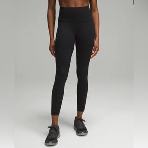 Lululemon Wunder Train Ribbed High-Rise Tight 25" Black
